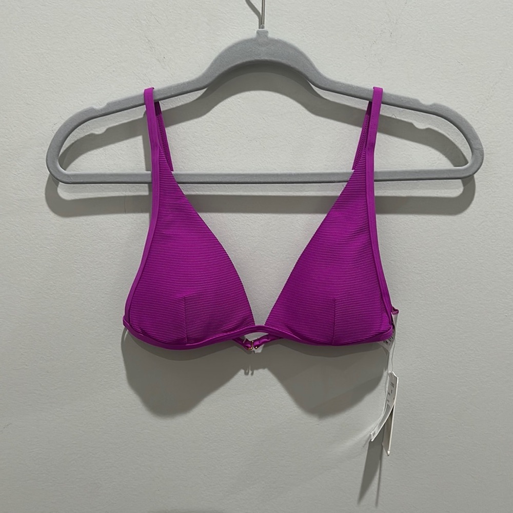 L*Space Vibrant Purple Bikini Top - NWT